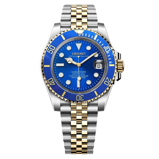 Seiko Mod Submariner Bluesy