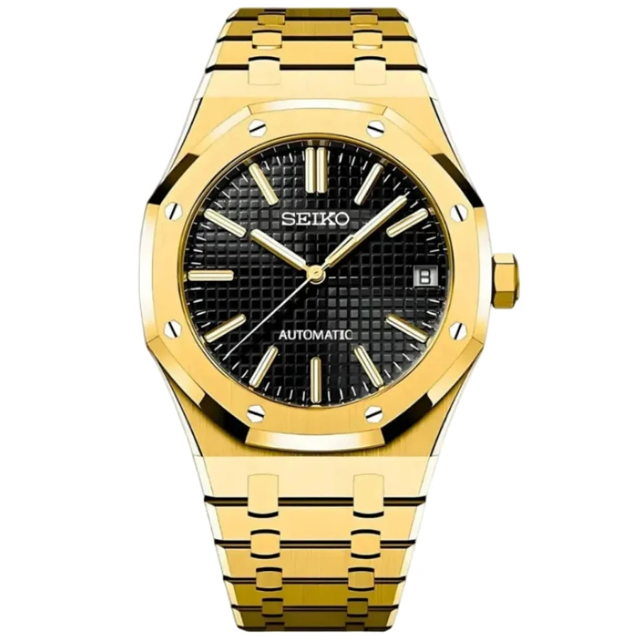 Seiko Mod Royal Oak Gold - Fairwood Watch Co.