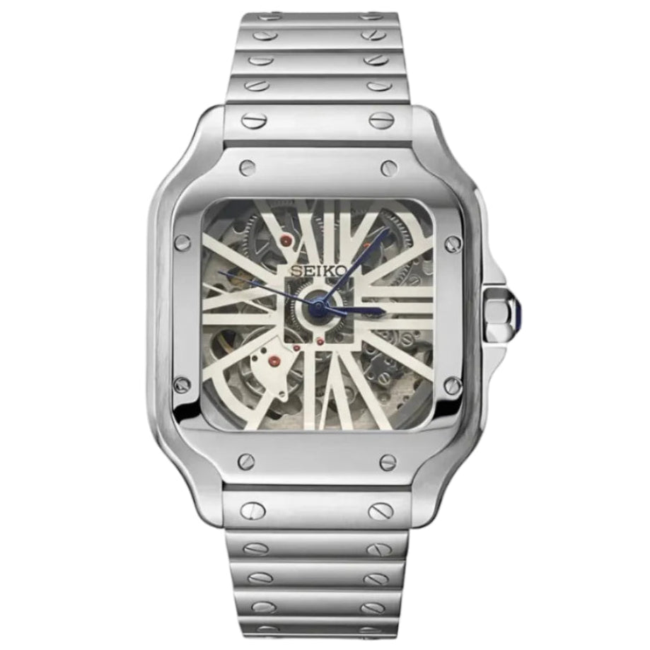 Seiko Mod Santos Skeleton Classic - Fairwood Watch Co.