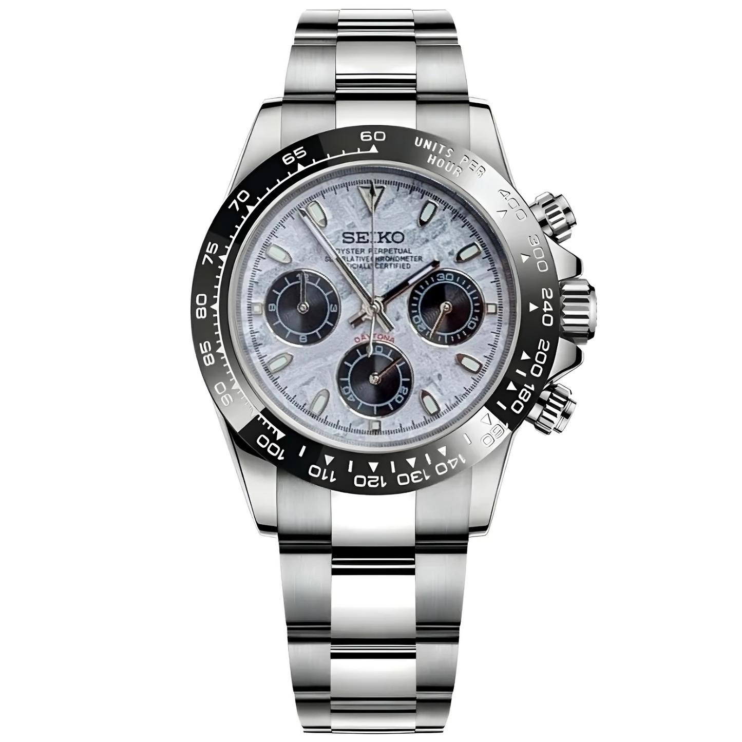 Seiko Mod Daytona Meteorite - Fairwood Watch Co.