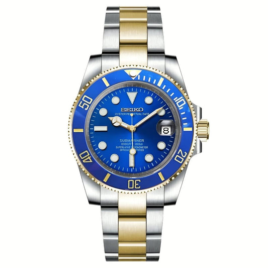 Seiko Mod Submariner Bluesy