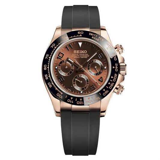 Seiko Mod Daytona Chocolate - Fairwood Watch Co.