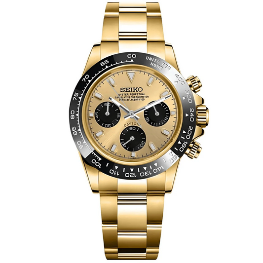 Seiko Mod Daytona Gold - Fairwood Watch Co.
