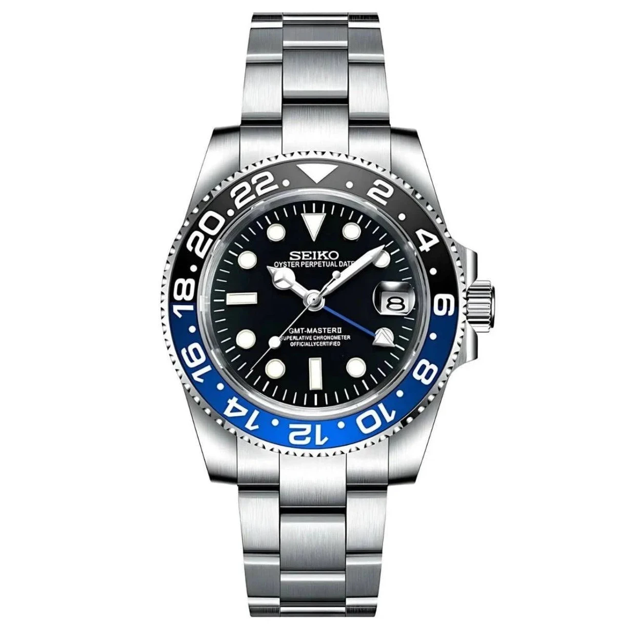 Seiko Mod GMT Batman - Fairwood Watch Co.