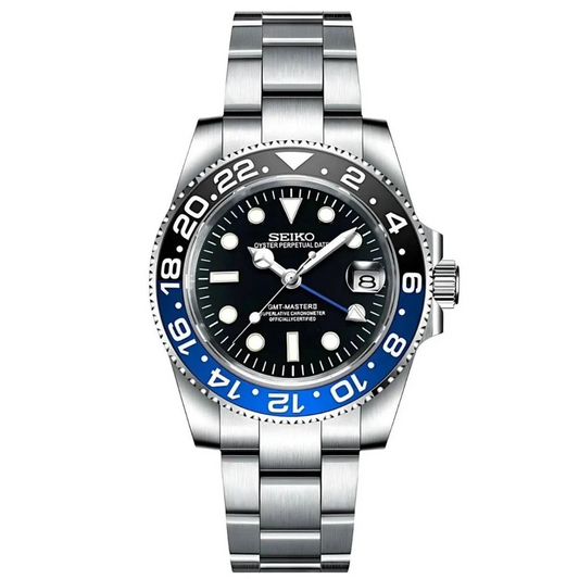 Seiko Mod GMT Batman - Fairwood Watch Co.