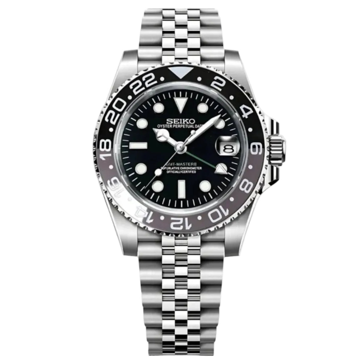 Seiko Mod GMT Bruce Wayne - Fairwood Watch Co.