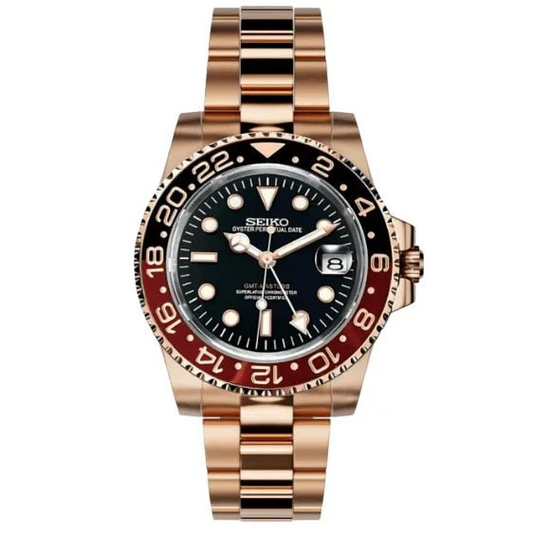 Seiko Mod GMT Root Beer - Fairwood Watch Co.