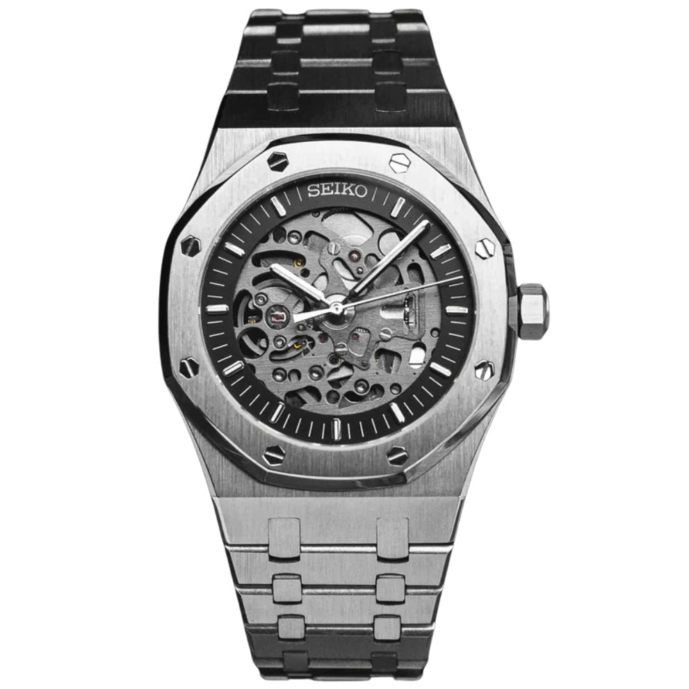 Seiko Mod Royal Oak Frosted Skeleton - Fairwood Watch Co.