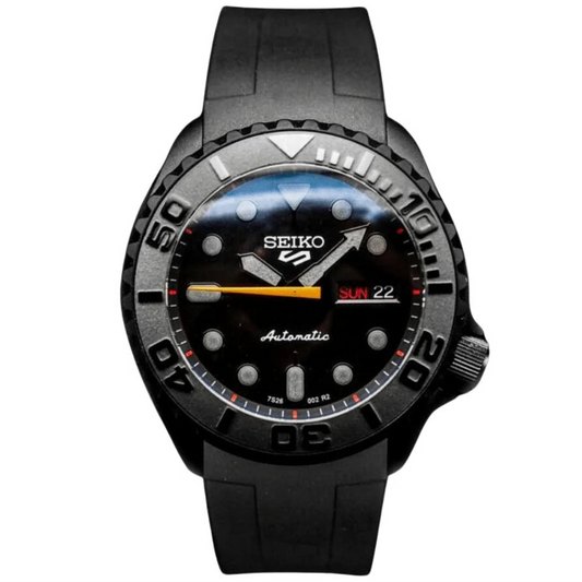 Seiko Mod SKX Black Orange - Fairwood Watch Co.