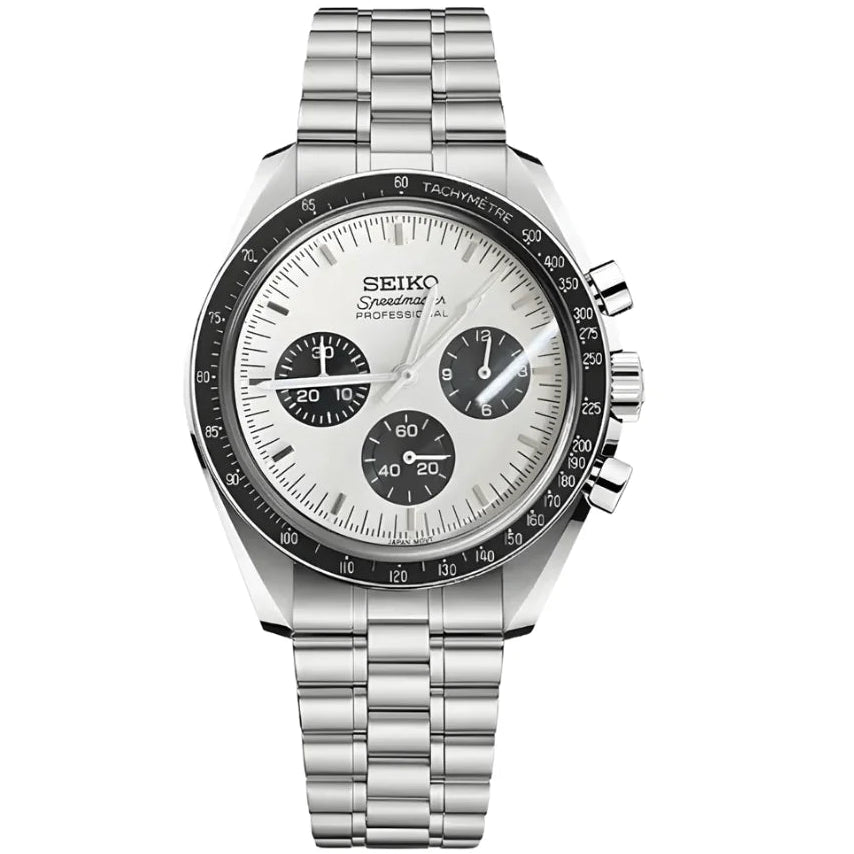 Seiko Mod Speedmaster Moonwatch - White - Fairwood Watch Co.