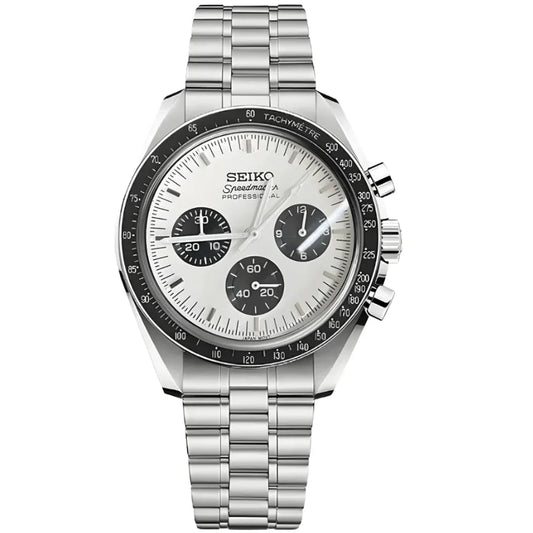Seiko Mod Speedmaster Moonwatch - White - Fairwood Watch Co.