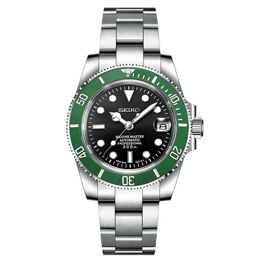 Seiko Mod Submariner Kermit - Fairwood Watch Co.
